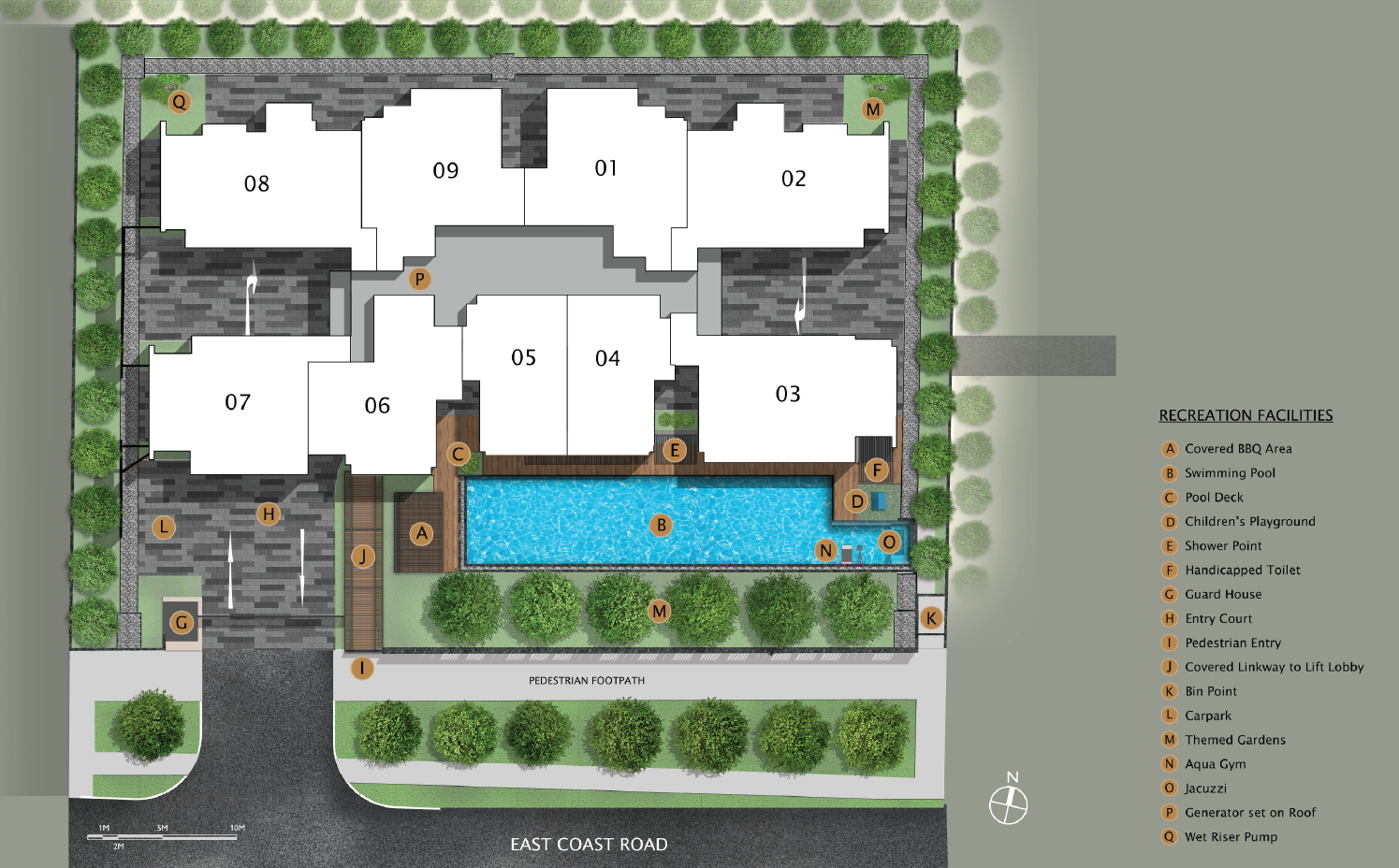 Infini at East Coast Site Plan